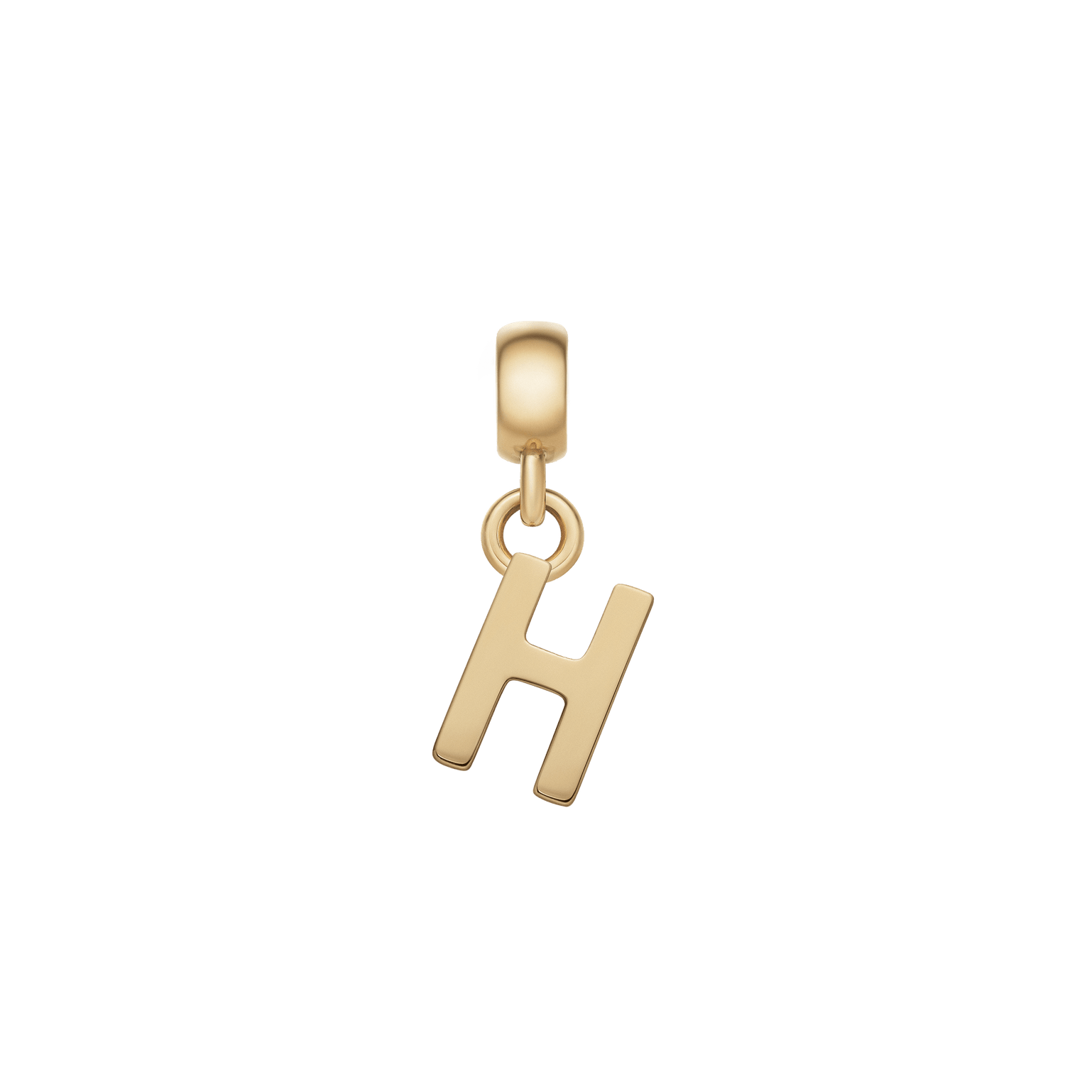 Letter Charm Gold