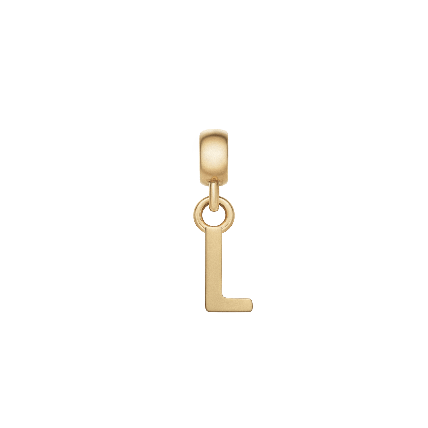 Letter Charm Gold