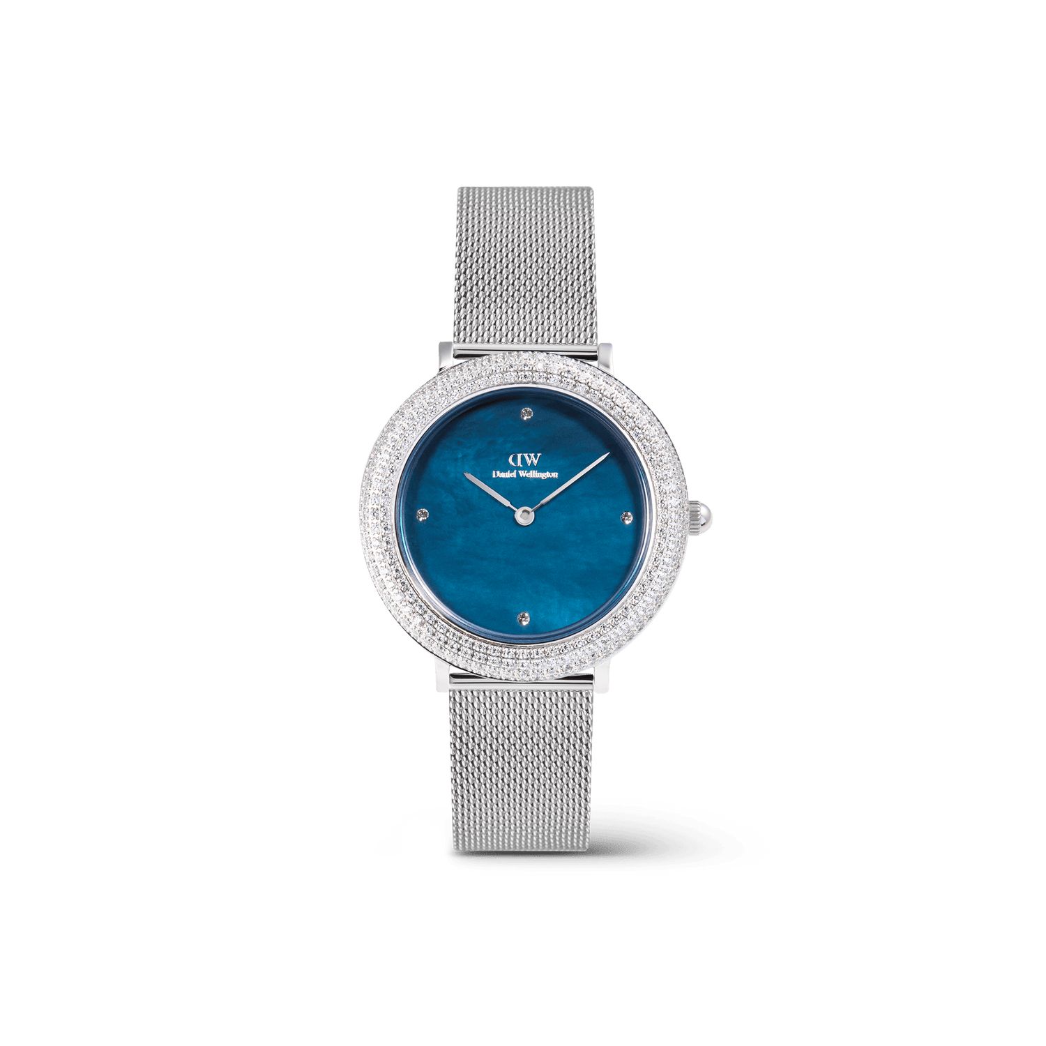 Crystalline Bezel Sterling Blue