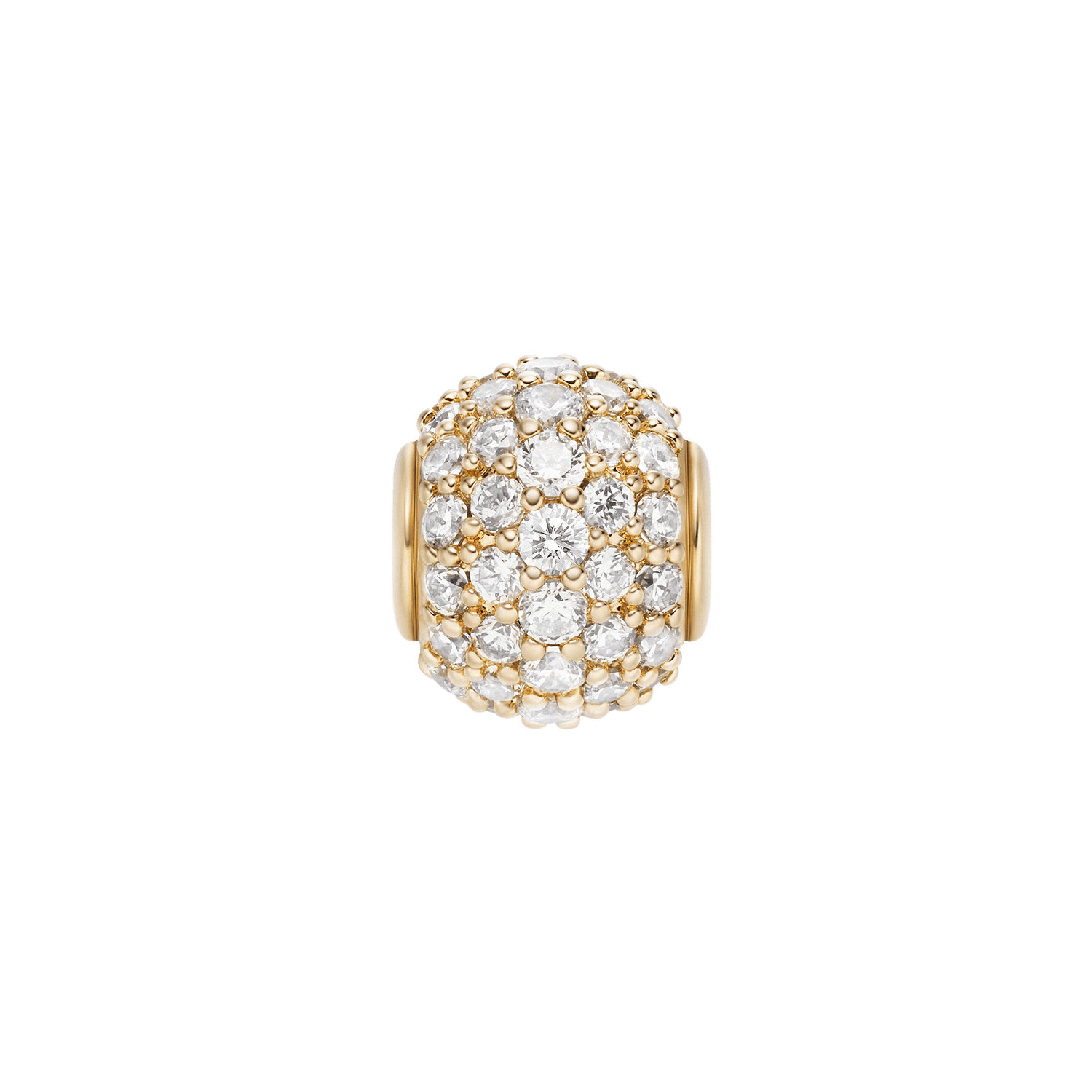 Pavé Orb White Crystal Charm G