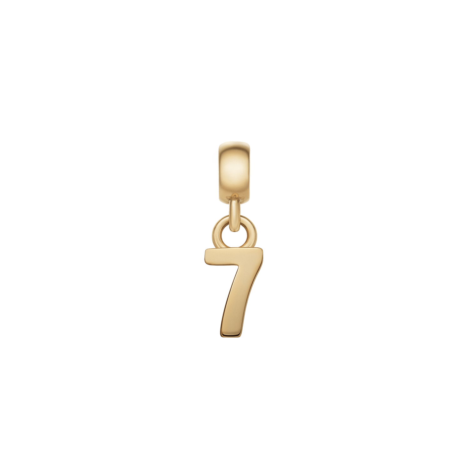 Number Charm Gold