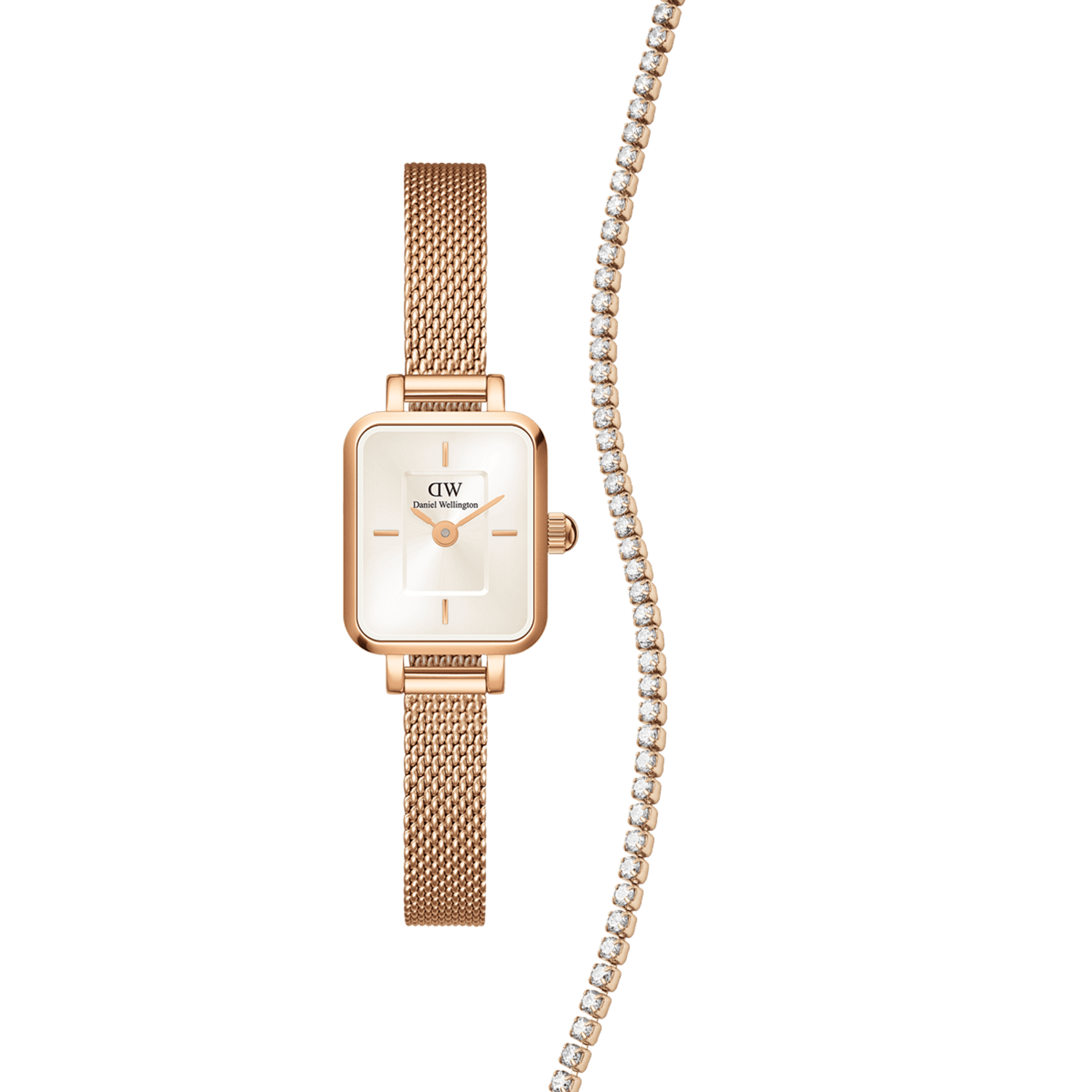 Quadro Mini Champagne Melrose + Tennis Bracelet