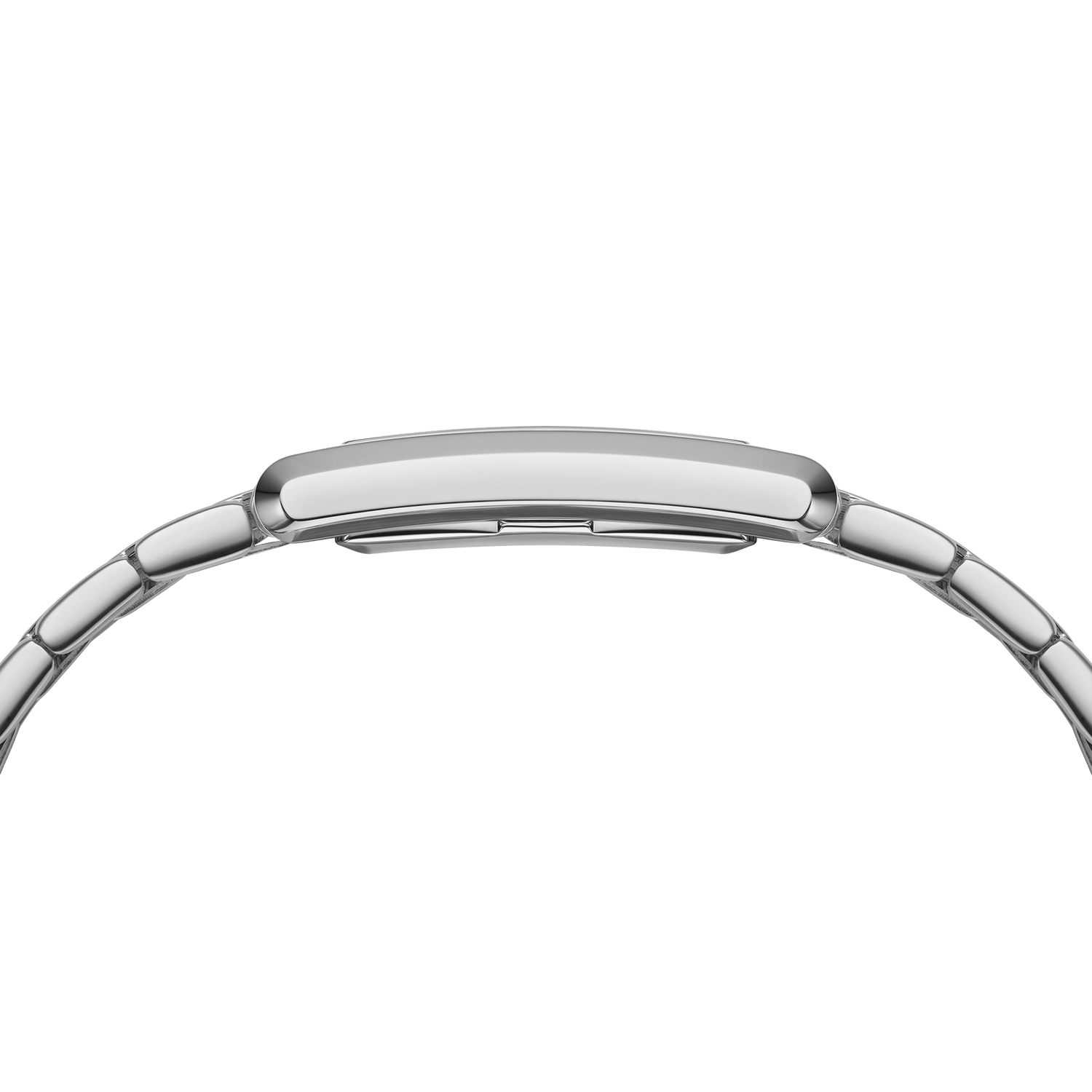 Quadro Roman Numerals 5-Link Silver