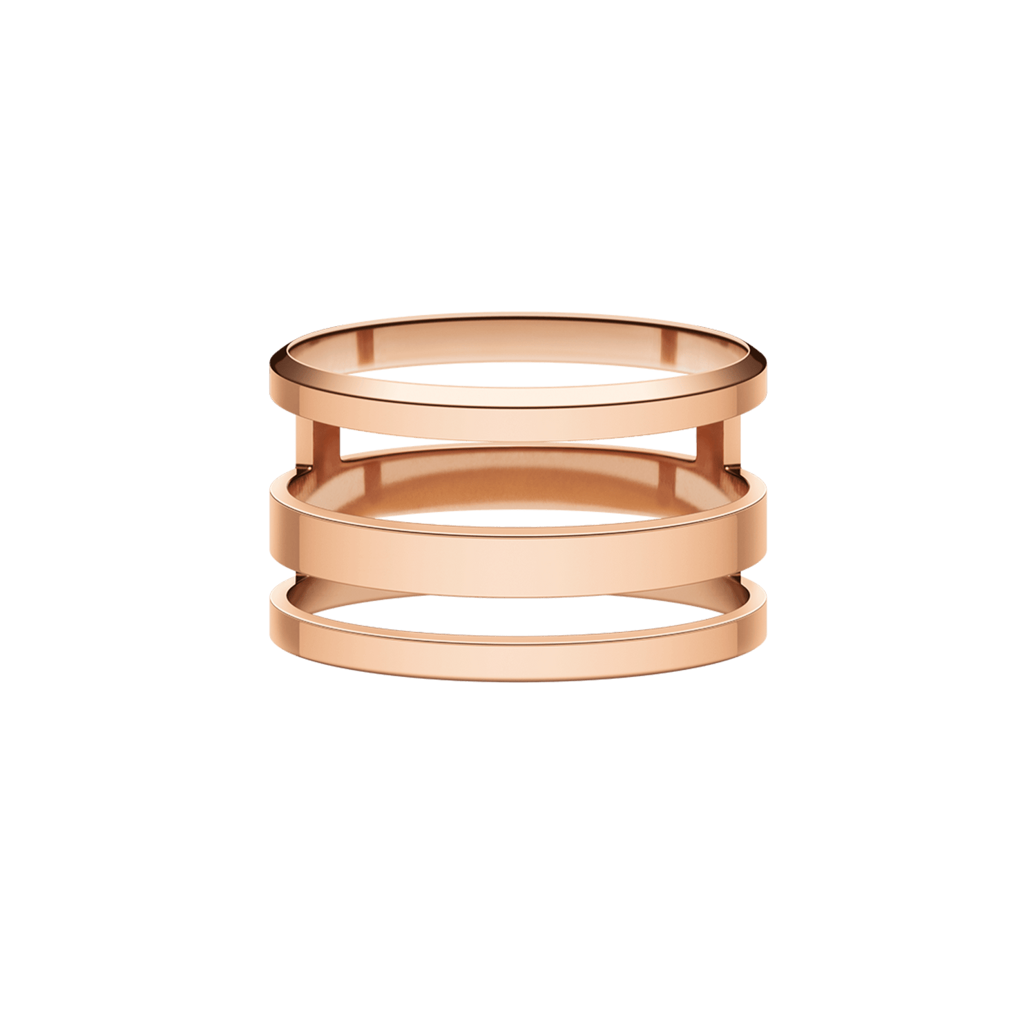 Elan Triad Ring Rose Gold