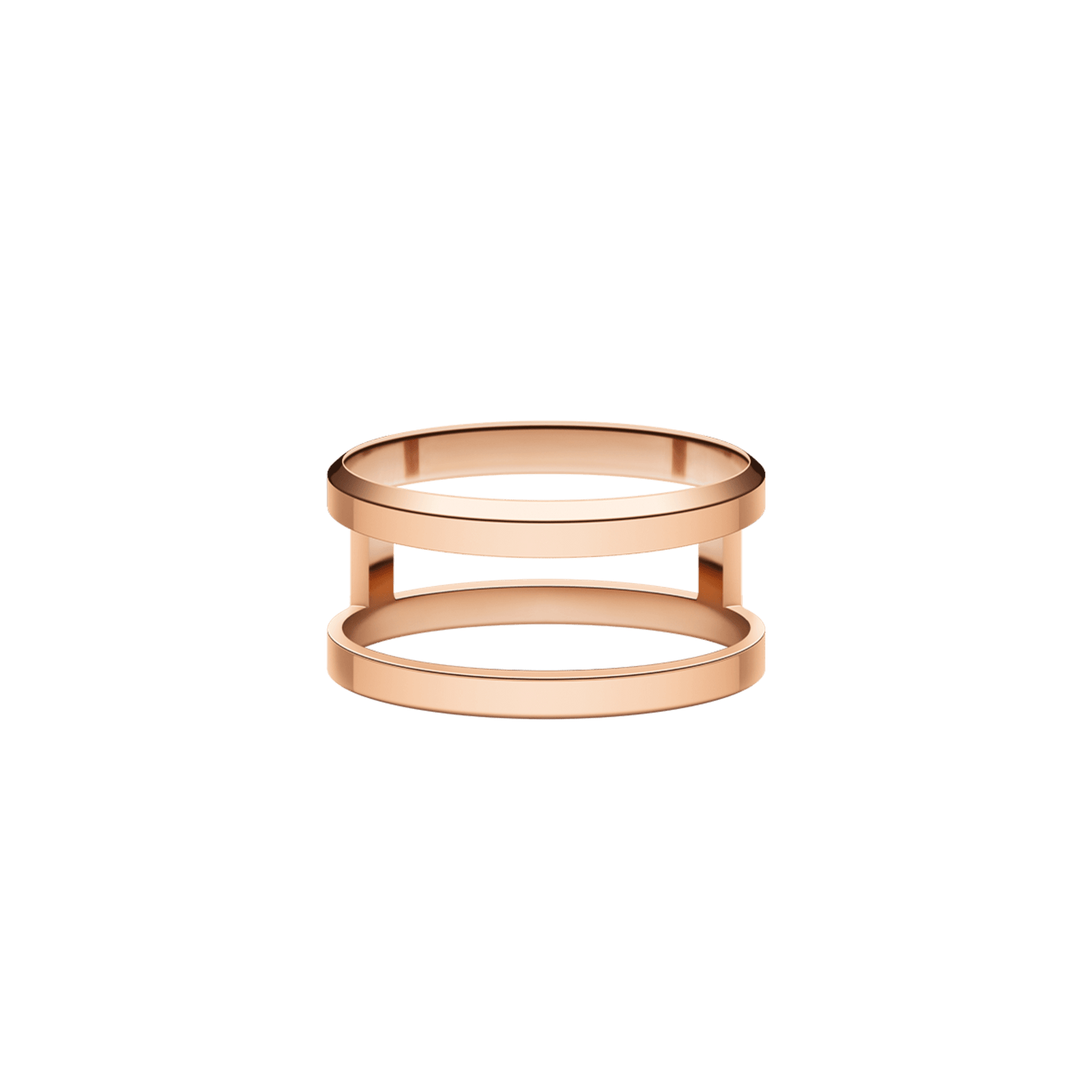 Elan Dual Ring Rose Gold