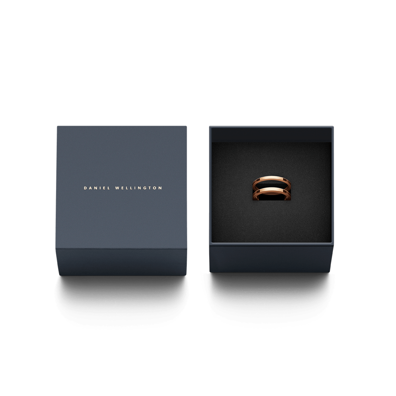 Elan Dual Ring Rose Gold