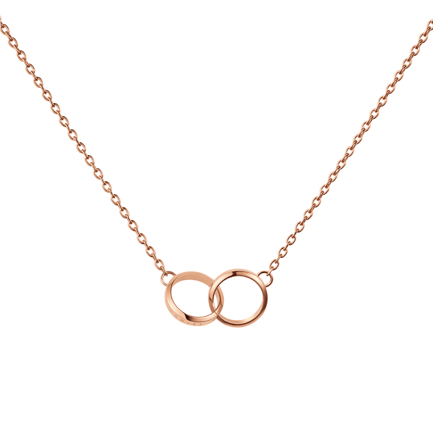 Elan Unity Necklace Rose Gold