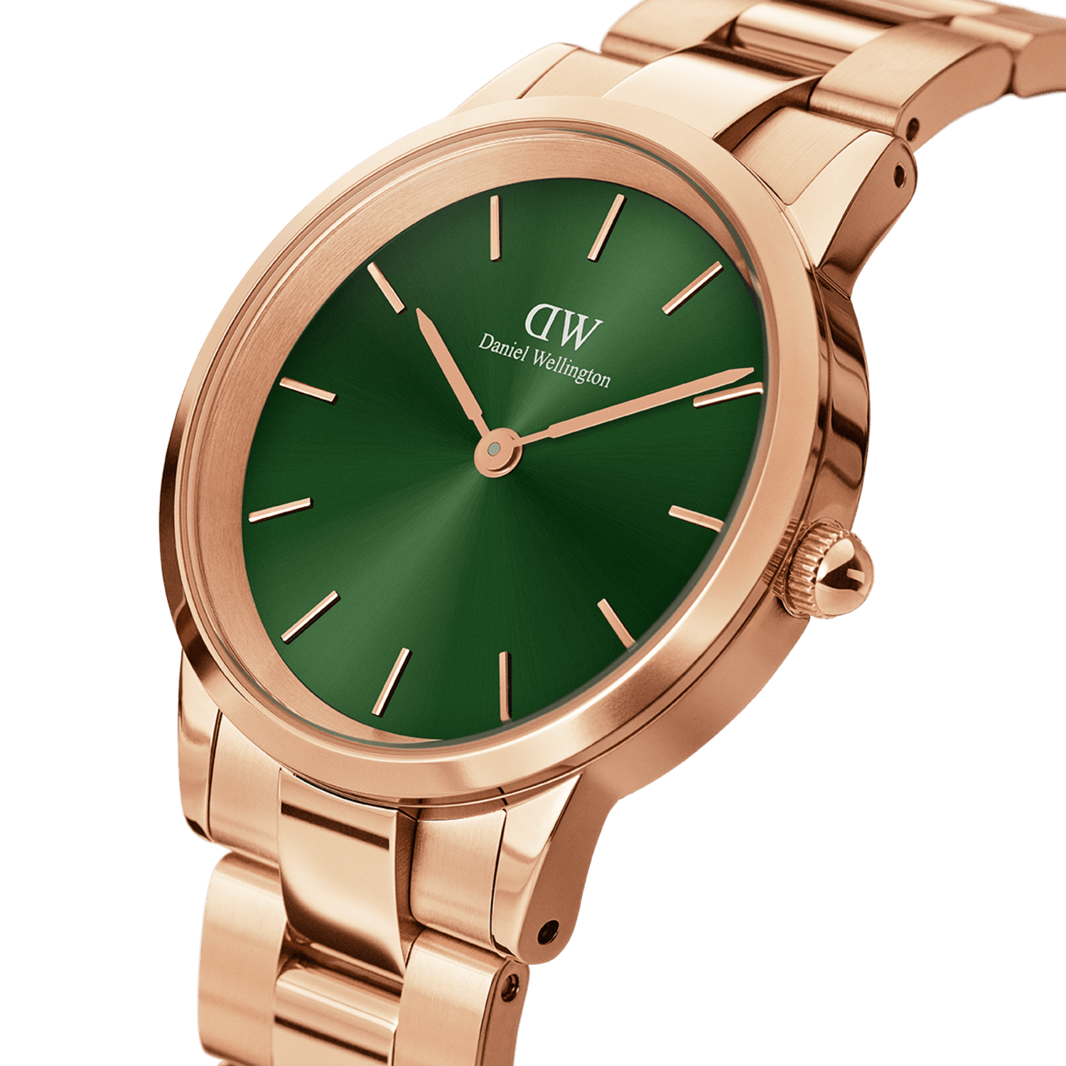 Iconic Link Emerald Rose Gold