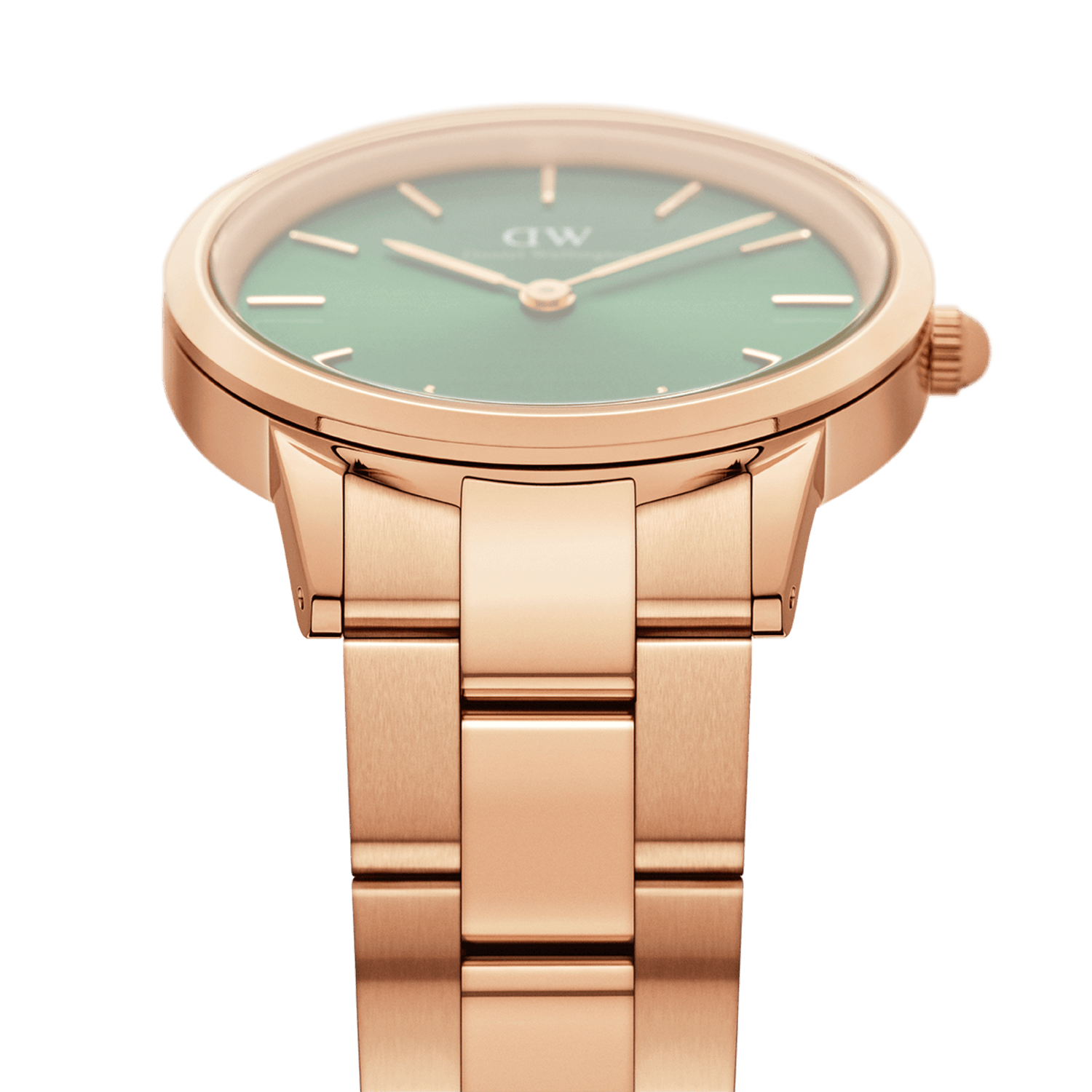 Iconic Link Emerald Rose Gold